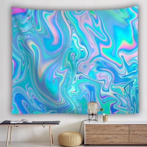 Abstract Metal Marble Texture Wall Hanging Tapestry Mandala Carpet Psychedelic Tapiz Hippie Boho Decor Dorm Wall Cloth Tapestrie