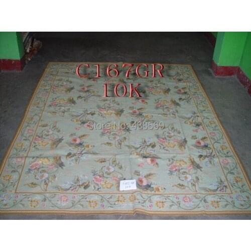 Free shipping 10K 6'X9' classical antique needlepoint rugs,carpet, blankets 100% New Zealand wool wholesale prices