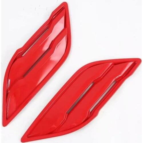 For Ford F150 2019 2020 2021 ABS Car Side Wing Air Vent Outlet Blade Fender Cover Trim Molding Stickers Car-Styling Accessories