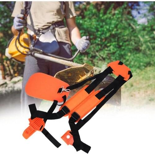 Lawn Trimmer Double Shoulder Strap Mower W-shaped Belt Adjustable Strimmer Strap Garden Tool for Brush Cutter Harness Strap