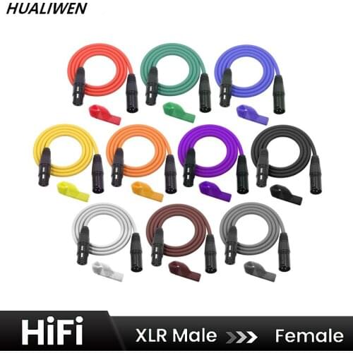 NOSYA XLR Line Balance Line Signal Line 3-pin Cardon Public Bus Microphone Bean Lamp Moving Head Light Line 2M 3 feet