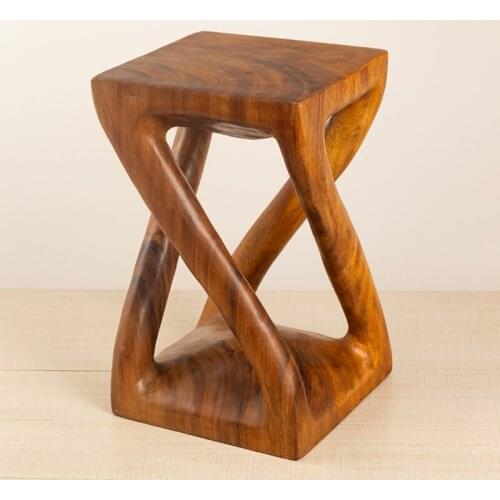 Import in shoes stool home tea table table was situated at the door of completely real wood ready to spend a few flower