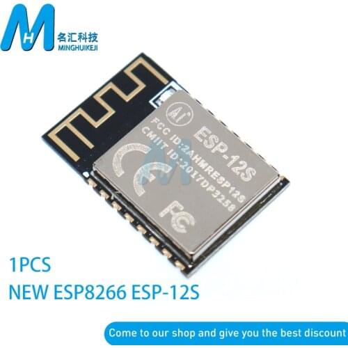 NEW 1pcs ESP8266 ESP-12 ESP12S WIFI Wireless Module Wireless Transceiver 2.4GHZ ESP 8266 ESP12S Module ESP8266MOD