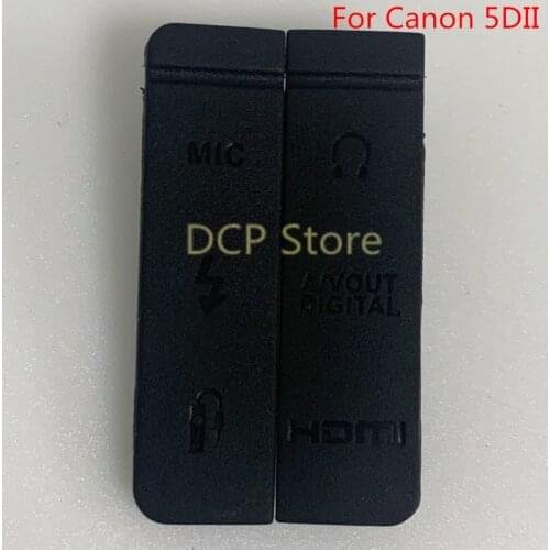 New OEM USB/HDMI DC IN/VIDEO OUT Rubber Door Cover Port Skin Rubber Unit For Canon 5DII 5D2 5D Mark II Digital Camera