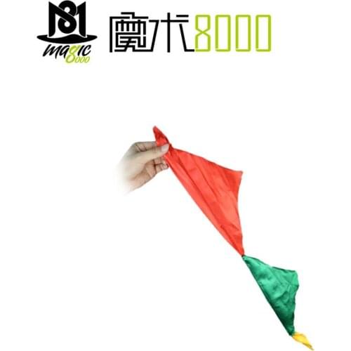 New 4 Colors Changing Silk Scarf Magic Tricks Learning Props Stage Perform Change Color Hanky Toys Funny Toys for Baby