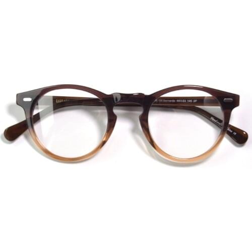 Gregory peck Glasses Frame OV5186 Mens Round Eyeglasses Vintage Round Diopter Eyeglasses for Men Womens Round Glasses Frame