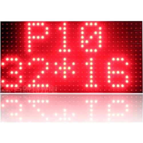 P10 SMD 320*160mm 32*16 Pixels Single Color White/Red/Green/Blue/Yellow Semi-Outdoor LED Display Module