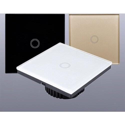 Smart Home Single Touch Switch Hotel Office Family Single Fire Switch 1-Way Wall Touch Switch Smart Home Automation