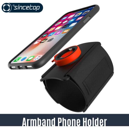 Universal Sports Armband for iPhone 11 X 8 7 Samsung Rotatable Wrist Running Sport Arm Band With Key Holder for 4-6 inch Phone