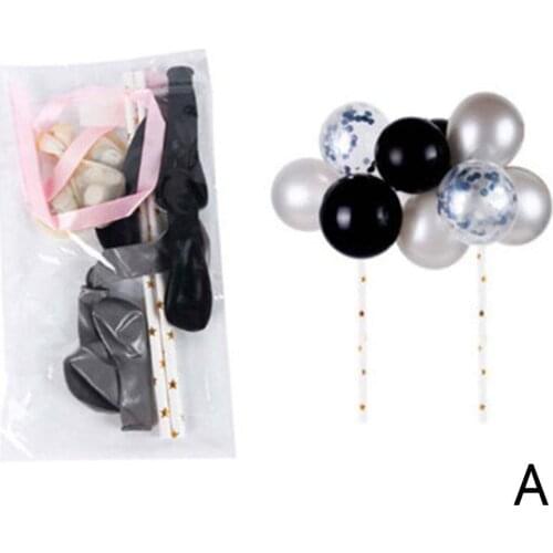 1 Set Transparent Confetti Sequin Latex Balloon Cloud Dessert Table Decoration For Party/Wedding Supplies Table Home Decora V4T6