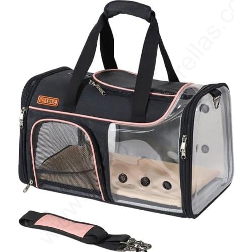 10kg bearing environmental no-toxic portable boardable plane transparent pet bag carrier vented carrying dog cat house bed