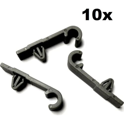 10x Nylon Fit For Honda Windshield Washer Tube Retainer Clip