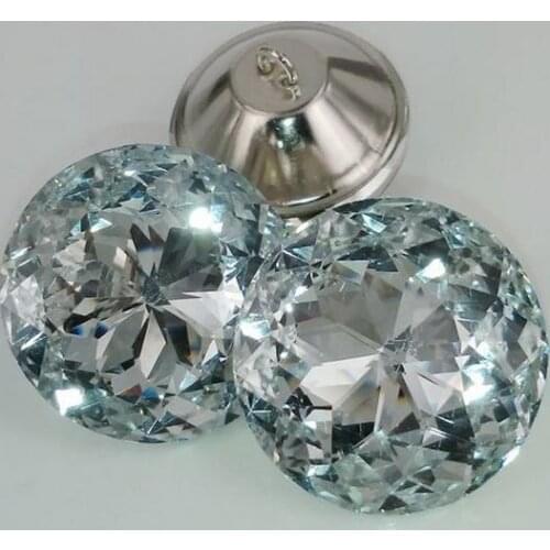 200PCS/LOT) 30MM Redbud Pointy Top Rhinestone Crystal Buttons Scrapbook Craft Rhinestone Crystal Sewing Sofa DIY