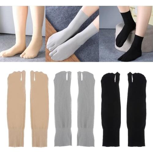 3 Pairs Sandal Split 2 Toe Flop Tabi Socks For Japanese Kimono 26.5cm