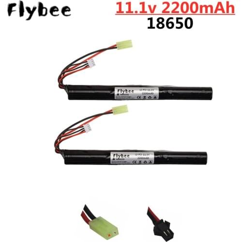 3s 11.1V 2200MAH 18650 40C Lipo Battery For AKKU Mini Airsoft Gun Battery RC model 40C