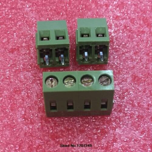 500PCS KF128-5.08-2P KF128-2P KF128 2Pin 5.08mm high quality Environmental copper feet PCB Screw Terminal Block Connector ROHS