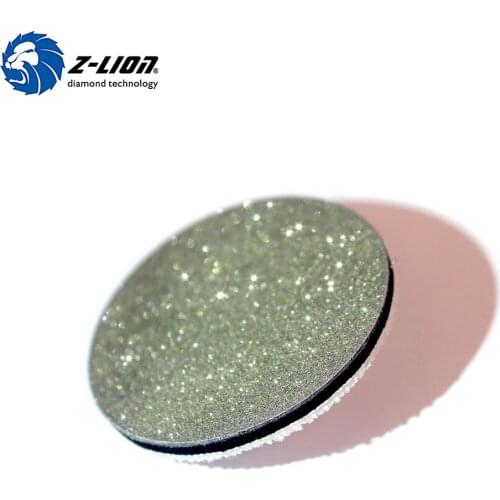 Z-LION 50MM Diamond Sanding Disc 2 Inch Roll Lock Glass Ceramic Granite Grinding Wheel Dremel Abrasive Sandpaper Disk Sheets
