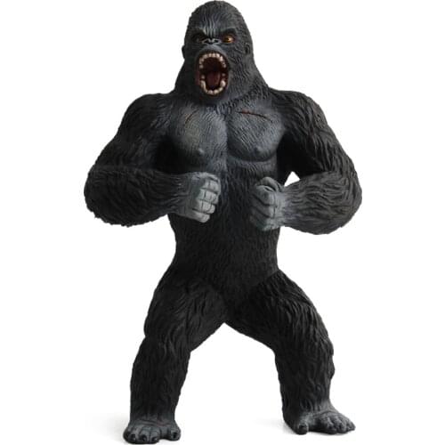 King Kong Gorilla Action Toys Cartoon Figurines Collection Model Big Chimpanzee Animal Dolls Boy Children Gift