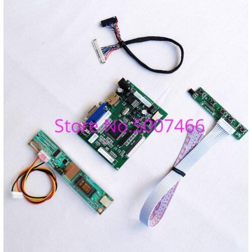 For CLAA154WA04 CLAA154WA05 CLAA154WA05AN 15.4" 1280*800 VGA AV 30-Pin LVDS 1CCFL LCD screen monitor controller board kit