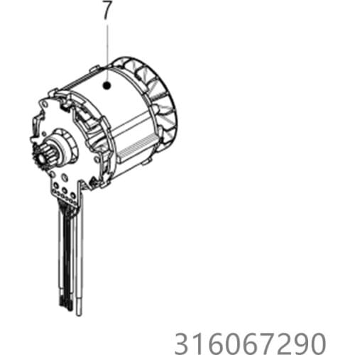 Motor for METABO PowerMaxxSB12BL PowerMaxxBS12BL PowerMaxxBS12BLQ 316067290 Power Tool Accessories Electric tools part