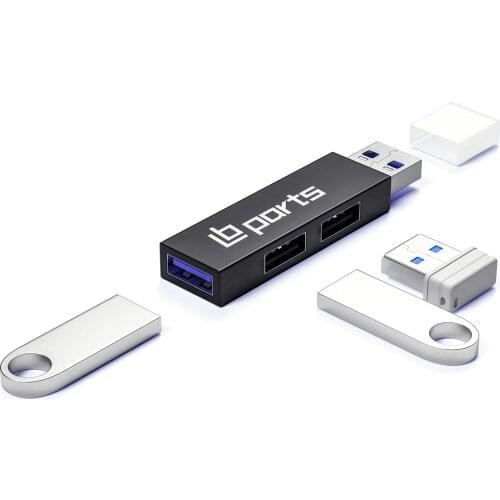 USB 3.0 HUB 3 Ports Mini Splitter Portable 5Gbps High Speed HUB Adapter Extender for PC Laptop U Disk Card Reader Hard Disk