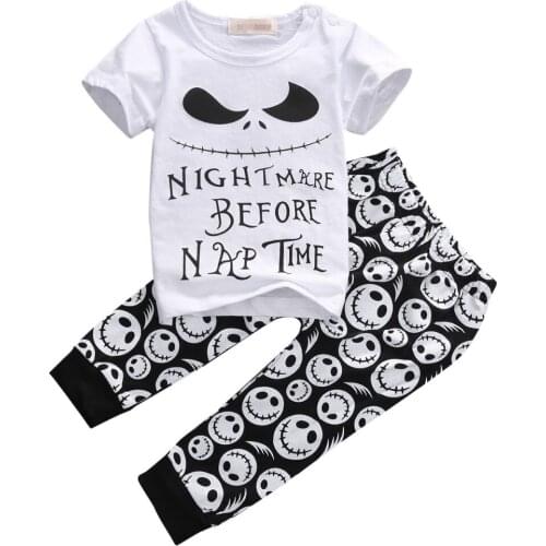 Summer Newborn Baby Boys Girls Clothes Children Clothing suits Cartoon Costume Baby Outfit T-shirt+pant 2PCS/Set clothes A119