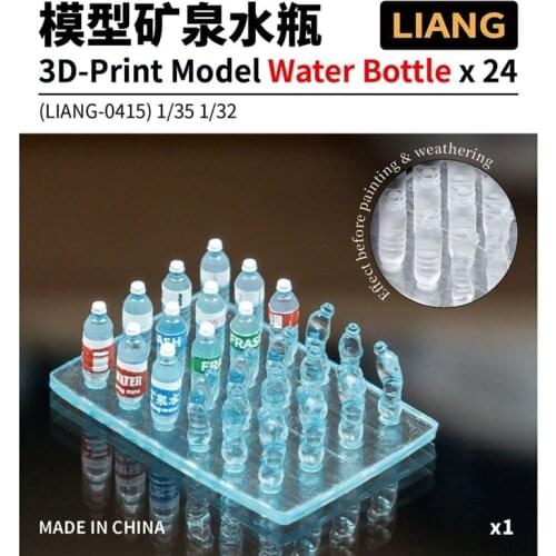 LIANG 0415 1/35 Scale 3D-Print Model Water Bottle X24 kit For Diorama