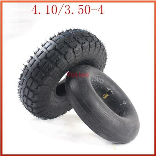 Lightning delivery 4.10/3.50-4 tyre inner tube for electric scooter tire Trolley tyre good quality