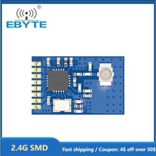 NRF24L01P RF 2.4G SMD Wireless Transceiver Module IOT Electronic Components EBYTE E01-ML01IPX SPI Interface Antenna IPEX SMD