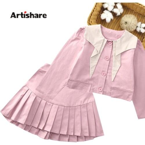 Girls Clothing Sweatshirt + Skirt Teenage Girls Clothing Spring Autumn Clothes For Girls Casual Style Childrens Tracksuits