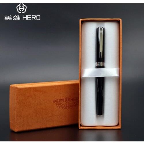 New Arrival Hero 382 Brand Ink Fountain Pen Luxury Business Men Metal Writing Pen Gift