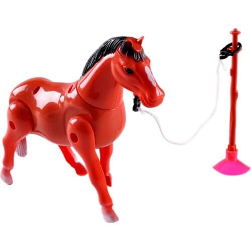 Plastic Electric Horse Around Pile Circle Toy Action Figure Toys Electric Plastic Cartoon Horse Toys Around Pile Circle Toys