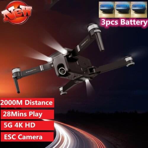 Two Miles Four K Aerial Photography Gps Follow Me 5g 4 K Camera Esc Wifi Fpv Rc Drone With Double Brushless Rc Engine Drone Toy