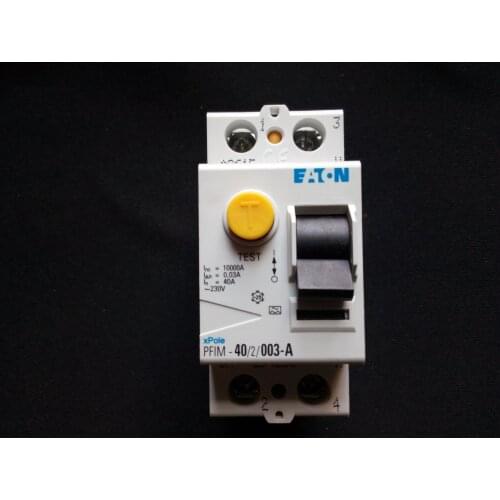 Brand new original authentic EATON MOELLER Muller leakage switch, PFIM-40/2/003-A 1 piece