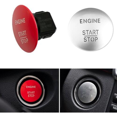 W164 W205 Button Engine Keyless Go Start Stop Push Button Engine Ignition Switch Key 2215450714 Benz Auto Accessories