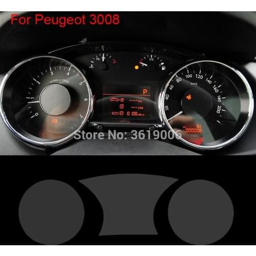 TOMMIA For Peugeot 3008 2013-16 Screen Protector HD 4H Dashboard Protection Film Anti-scratches Car Sticker