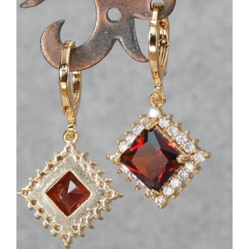 Woman cubic zirconia dangle earrings for boho long drop earring Trendy Jewelry earrings for Party Wedding Valentines Day Gift