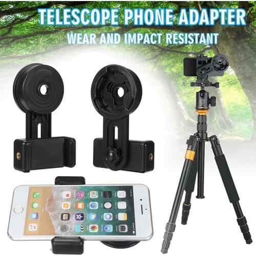 1pc Universal Mobile Phone Clip Holder Adapter Bracket Accessories For Monocular Telescope Binocular Holder Watching
