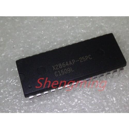 10PCS X2864AP-25PC DIP-28