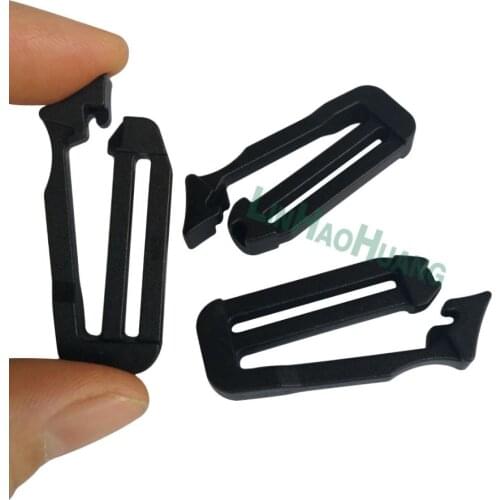 100pcs/lot 26mm 1inch black POM plastic slider rectangle buckle adjustable buckle bag luggage backpack webbing straps M362-26MM
