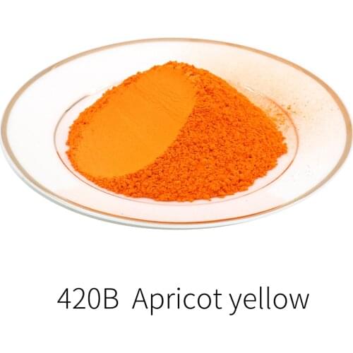 50g Pearl Powder Pigment Apricot Yellow Mineral Mica Powder DIY Dye Colorant Soap Painting Automotive Art Crafts Acrylic Paint