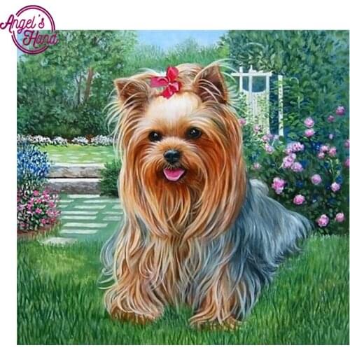 DIY 5D Diamond Painting animal Picture of Rhinestones Handmade Full Diamond Embroidery Cross Stitch dog