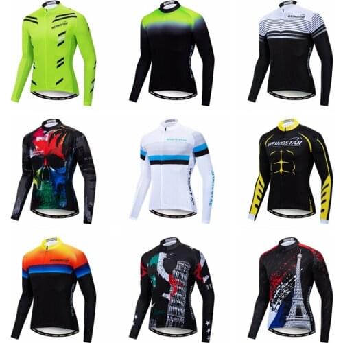 Cycling Jersey Long Sleeve Men Pro Team Autumn Bike Clothing Spring Bicycle Clothes Road Cycling Jacket Top cycling clothing