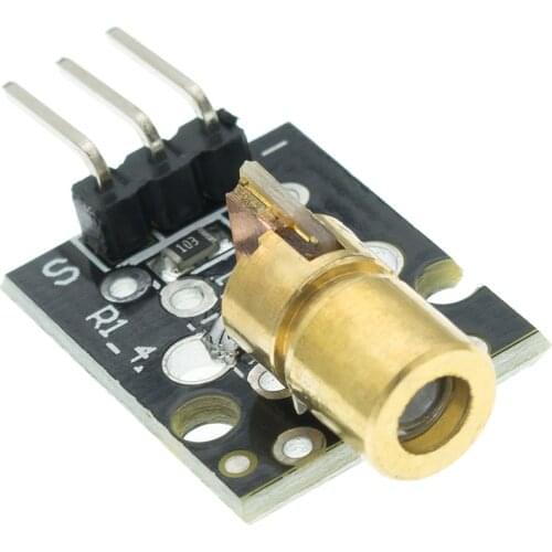 KY-008 650nm Laser sensor Module 6mm 5V 5mW Red Laser Dot Diode Copper Head for