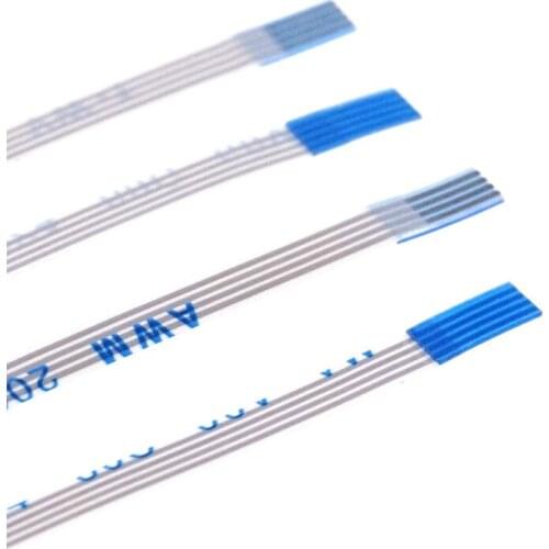 100pcs FFC FPC Flexible flat cable 4 PIN 0.5 mm pitch different directions Length 60 mm 80 100 120 150 200 250 300 400 500 mm