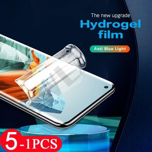 5-1Pcs cover hydrogel film for xiaomi mi 11 11X pro 11i 10 Ultra 10S 10T lite 9T 9 SE protective screen protector film Not Glass