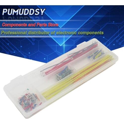 Hot Sell 140PCS U Shape Solderless Breadboard Jumper Cable Wire Kit Shield raspberry pi Drop 10strip=140pcs