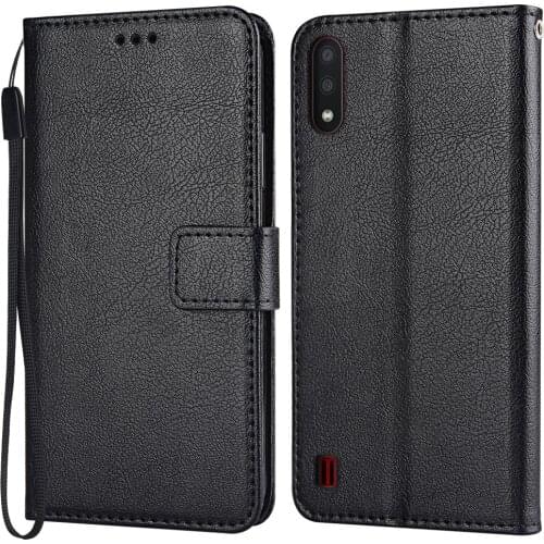 Flip Leather Case for Samsung Galaxy A01 A015 A015F SM-A015F 5.7'' Vintage Wallet Phone Case for Samsung Galaxy A01 Funda Cover