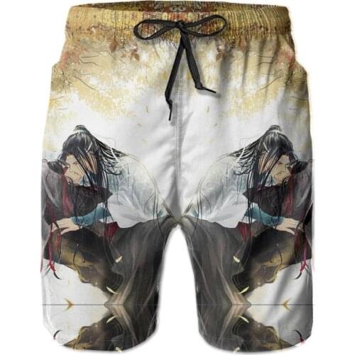 Summer Men Causal Shorts Breathable Quick Dry Funny Novelty The Untamed running The Untamed Bromance Male Shorts