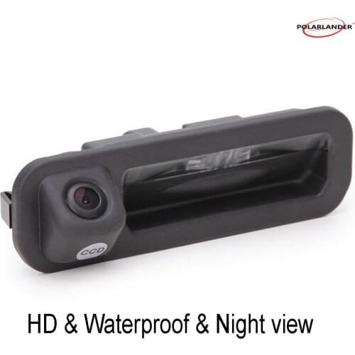 Best car backup parking rearview camera CCD HD for Ford focus 2012 2013 both hatchback and sedan for focus2 focus3 trunk switch